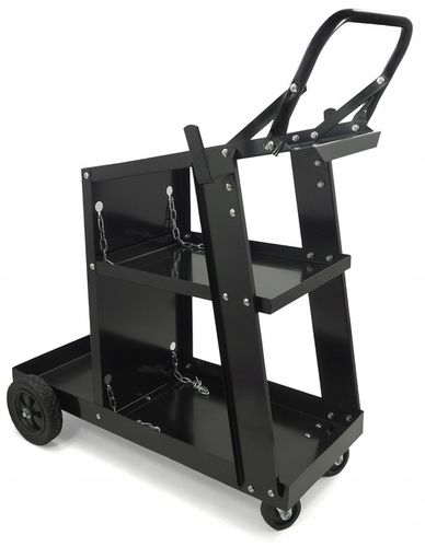 WÓZEK SPAWALNICZY do spawarki butli MIG TIG Z UCHWYTEM Z RĄCZKĄ na Arena.pl