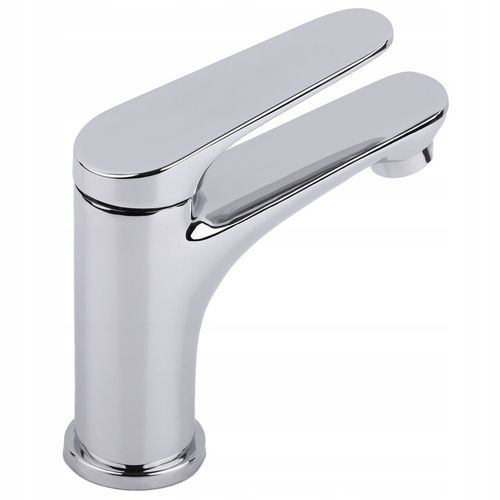 Bateria umywalkowa stojąca chrom kran łazienkowy srebrny YOKA HOME na Arena.pl