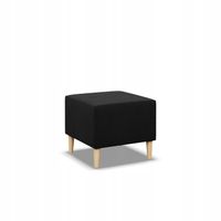 PUFA BLANK CZARNA 50x50 Podnóżek PUF