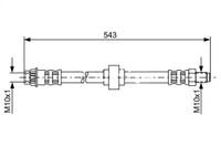 Renault Avantime Zestaw Przewodów Hamulcowych Elastycznych Gumowych