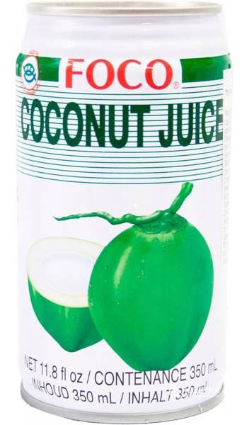 Sok z młodego kokosa 350ml - Foco zdjęcie 2