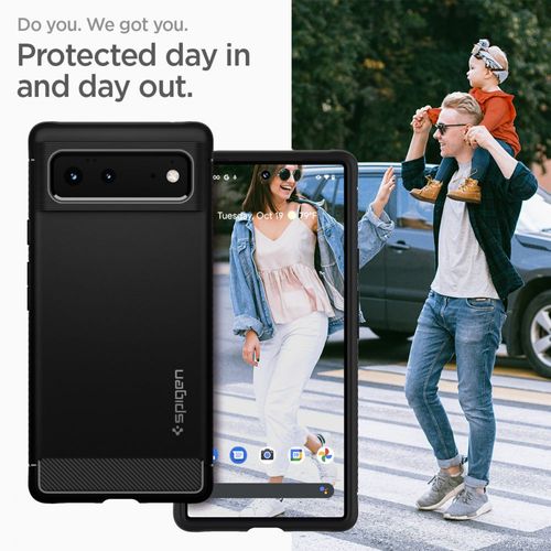 SPIGEN RUGGED ARMOR GOOGLE PIXEL 6 MATTE BLACK na Arena.pl