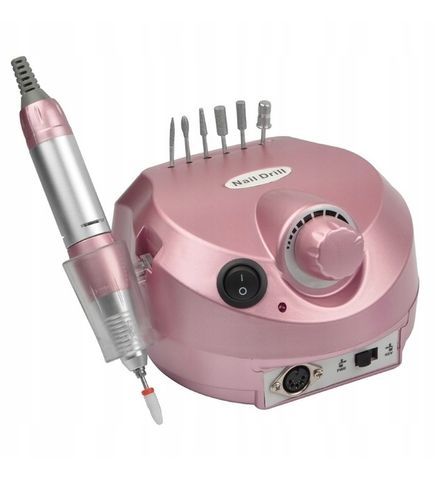 FREZARKA DO PAZNOKCI MANICURE PEDICURE 65W PROFESJONALNA MOCNA + FREZY na Arena.pl