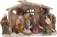 SZOPKA BOŻONARODZENIOWA KAMIENNA Z FIGURAMI