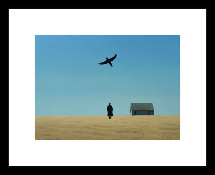 Plakat 18x13cm Samotny i Wolny zdjęcie 3