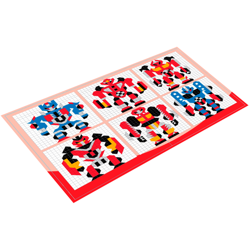 Gra Logiczna Układanka Karty Montessori Tangram Puzzle Klocki Mozaika 420el na Arena.pl