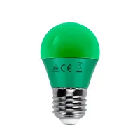 Żarówka LED G45 zielona E27 4W=30W Aigostar do dekoracyjnego oświetlenia