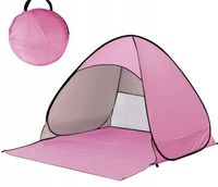 NAMIOT PLAŻOWY SAMOROZKŁADAJĄCY 110x165x150cm RÓŻOWY