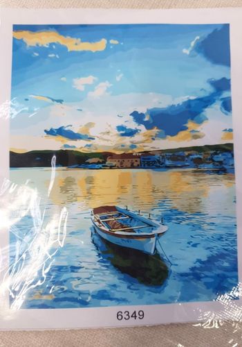 DIY Akrylowe Malowanie według numerów Łódka na Arena.pl