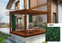 KURTYNA ZASŁONA OSŁONA OD WIATRU FIRANA NA PERGOLĘ ALTANĘ PATIO NA WYMIAR