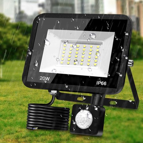 HALOGEN Naświetlacz LED z CZUJNIKIEM RUCHU 20W SZKŁO HARTOWANE Lampa na Arena.pl