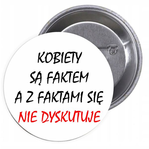 Przypinki buttony PODARUNEK dla kobiety hit zdjęcie 1