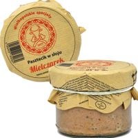 MIELCZAREK PASZTECIK W SŁOJU PASZTET W SŁOIKU na kanapki chleb 180G