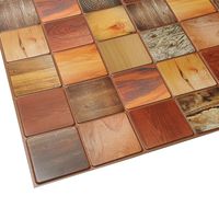 Panele Ścienne 3D PCV CIEMNE Drewno FAMED BAR