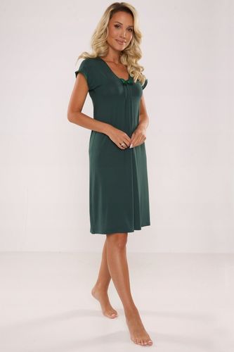 Koszula Nocna Damska Koszulka De Lafense Klasyczna Podomka z Wiskozy na Arena.pl