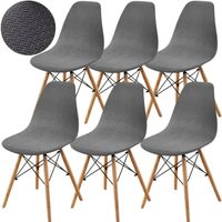 ZESTAW 6 SZT POKROWIEC NA KRZESŁO SKANDYNAWSKIE