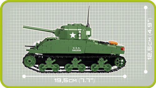 Klocki Historical Collection Sherman M4A1 na Arena.pl