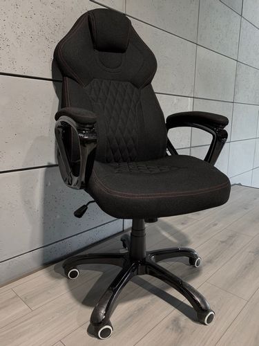 Fotel obrotowy do biurka SPIDER BLACK FABRIC na Arena.pl
