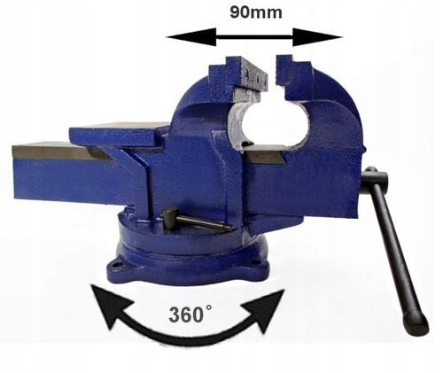 IMADŁO ŚLUSARSKIE 100 MM OBROTOWE Z KOWADŁEM 360 OBROTOWE CIĘŻKIE na Arena.pl
