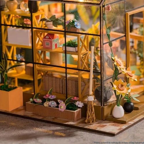 Domek dla Lalek Drewniany LED Piętrowy Retro Model do Złożenia DIY Meble na Arena.pl