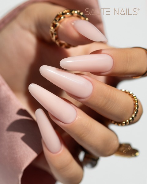 SAUTE NAILS Żel budujący do paznokci ONE TOUCH - LIGHT PINK - 30g zdjęcie 2