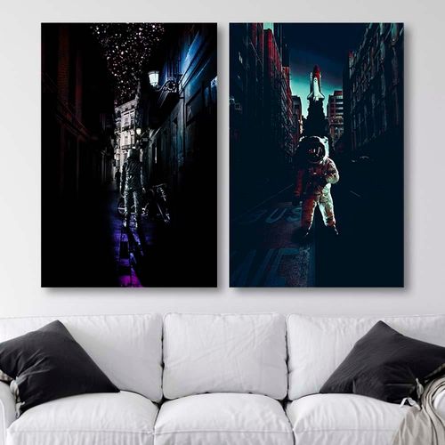 Deco Panel, Astronauta w mieśćie 40x60 na Arena.pl
