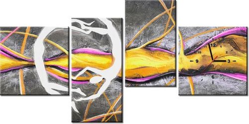 45CM 120CM ZEGAR 4 ELEM WIRUJĄCE POSTACIE ŚCIENNY na Arena.pl