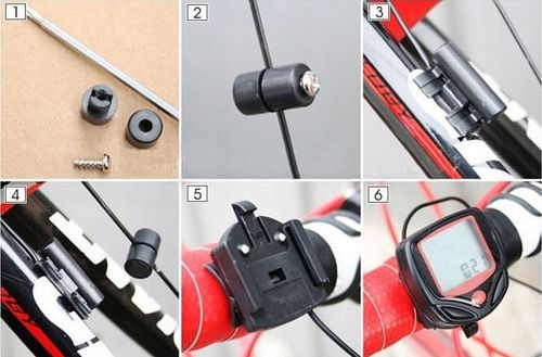 LICZNIK ROWEROWY LCD PRĘDKOŚĆ PRZEBIEG ZEGAR na Arena.pl