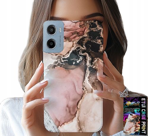 ETUI DO MOTOROLA E15 / G05 - ELEGANCKI MARMUREK MODNE WZORY + FOLIA na Arena.pl