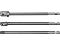 adapter hex do nasadek 1/4,3/8,1/2 , 3szt. - yt-04628