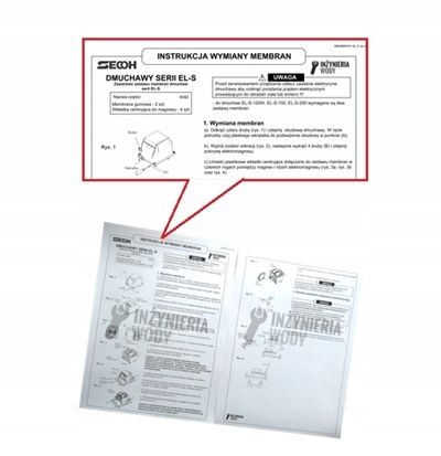 Oryginalne membrany dmuchawy pompy air pump SECOH EL-S-60 EL-S-80-15 na Arena.pl