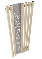 GRZEJNIK DEKORACYJNY -FLOWER 1800/600 KREMOWY