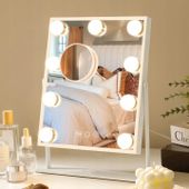 Lustro kosmetyczne ze światłami LED 250 x 300 mm