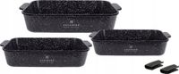 BRYTFANNA MARMUROWA Formy Do PIECZENIA Brytfanki Indukcja ZESTAW 3szt 12129
