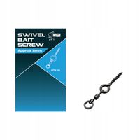 2 x WKRĘT Z KRĘTLIKIEM NASH SWIVEL BAIT SCREW 13mm