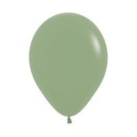 Balony lateksowe pastelowe zielony eukaliptus, 12 cm 50 szt.