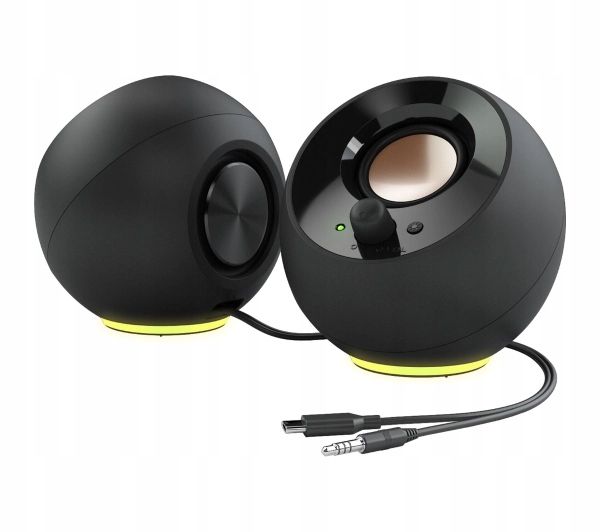 Głośniki komputerowe Creative Pebble SE RGB Czarne zdjęcie 2