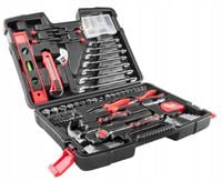 ZESTAW KLUCZE NASADOWE 1/4" 3/8" 194EL NARZĘDZI WALIZKA 38D545 TORX NASADKI