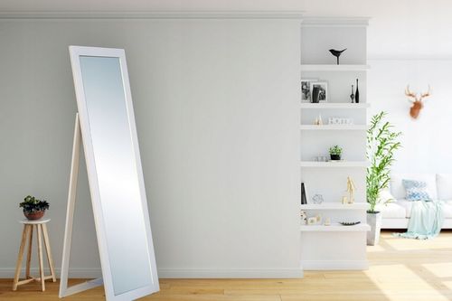 DUŻE Lustro w ramie STOJĄCE 170x50 BIAŁE na Arena.pl