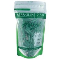 filtry z aktywnym węglem purize xtra slim 250 sztuk - green