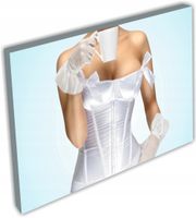 OBRAZ glamour kobieta usta akt do sypialni 120x80