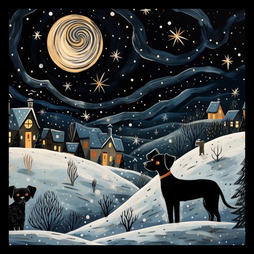 Plakat 40x40cm Nocny Psi Patrol na Arena.pl