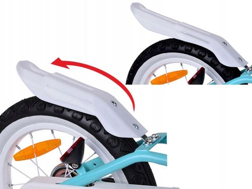 RoyalBaby Rower dziecięcy 18" Little Swan koszyk kółka boczne RB18-18 na Arena.pl