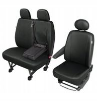 Pokrowce samochodowe 2+1 ekoskóra do Peugeot Boxer od 2006r + STOLIK