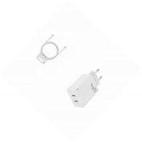 Ładowarka sieciowa GaN 45W dwa USB-C z kabelem do Motorola Moto G06 Power