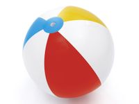 bestway dmuchana kolorowa piłka w paski dla dzieci i dorosłych 51cm 31021