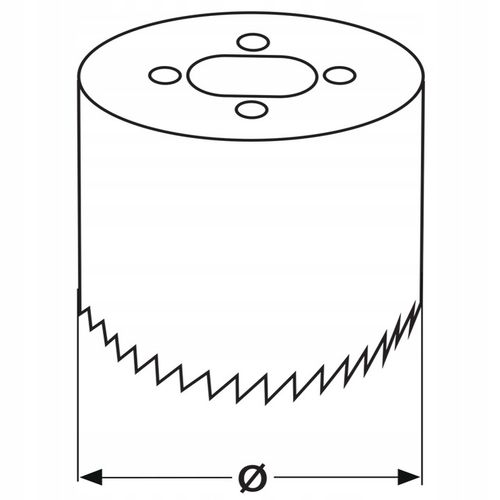 OTWORNICA BI-METALOWA 68 MM + UCHWYT DO OTWORNIC 32-200 MM DO PUSZEK na Arena.pl