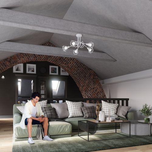 Plafon ARTEMIS 2 biały na Arena.pl