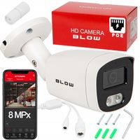 KAMERA ZEWNĘTRZNA SMART IP POE 8MP MPx IP67 30m IR Starvis ONVIF 4K METAL