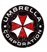 220073 Naklejka Parasol Umbrella Corporation Zombie Resident Evil Alice Zło